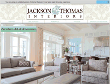 Tablet Screenshot of jacksonthomasinteriors.com